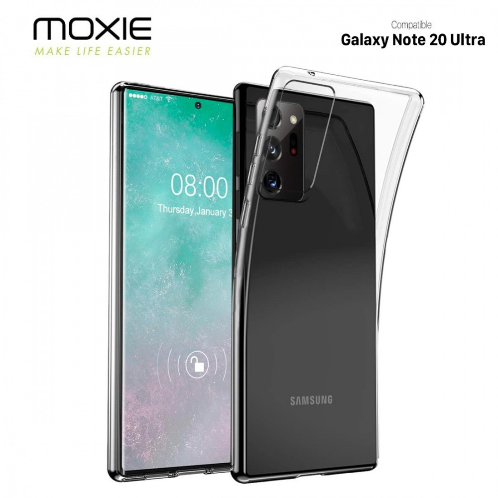 Coque Samsung Galaxy Note 20 Ultra en TPU souple - Transparent