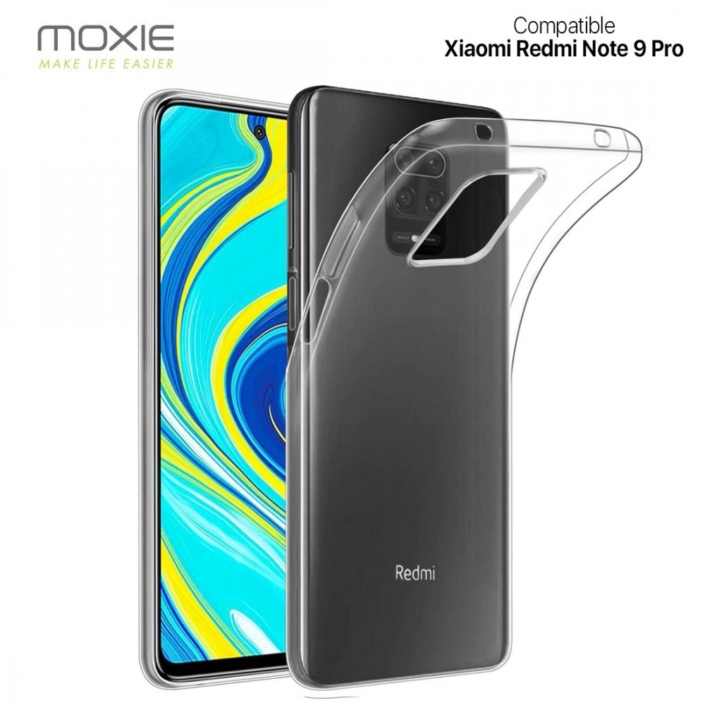 Coque Xiaomi Redmi Note 9 Pro en TPU souple - Transparent