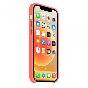 Moxie Coque silicone iPhone 12 / 12 Pro 6.1" [BeFluo] - Intérieur Microfibre, Coque Anti-chocs et Anti-rayures pour iPhone 12 / 12 Pro 6.1" - Rose vif