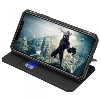 DUX DUCIS Etui Skin X en PU, Porte CB pour iphone 12 Mini  - NOIR