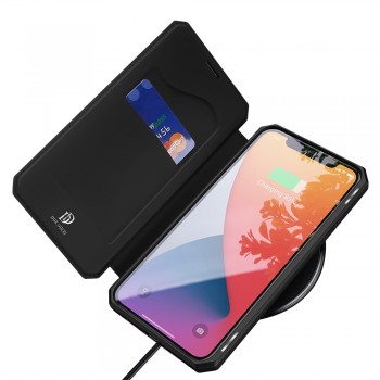 DUX DUCIS Etui Skin X en PU, Porte CB pour iphone 12 Mini  - NOIR