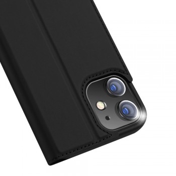 DUX DUCIS Etui Skin Pro en PU, Porte CB pour iphone 12 Mini - NOIR