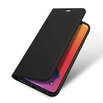 DUX DUCIS Etui Skin Pro en PU, Porte CB pour iphone 12 Mini - NOIR