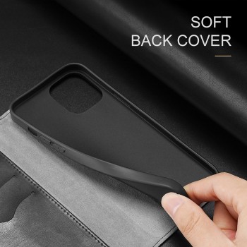 DUX DUCIS Etui Kado en PU, Porte CB pour iPhone 12 Pro Max - NOIR