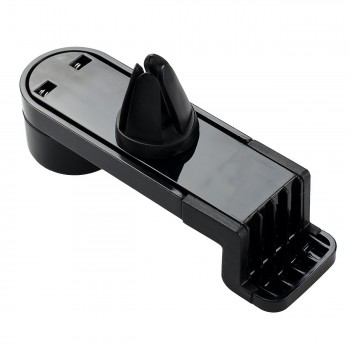 Support Voiture à Clip, Moxie [SmartKlip] Support Universel pour Voiture Fixation Grille d'aération [Black] - Noir