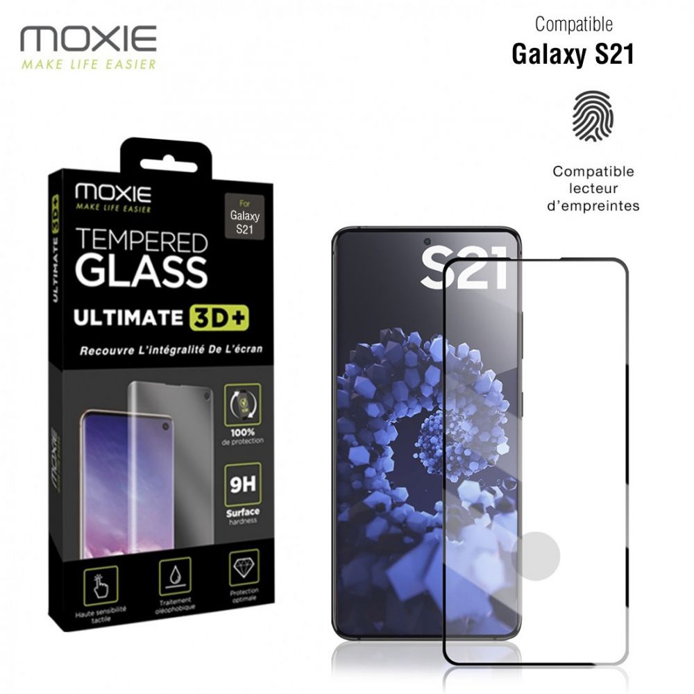 Protection d'écran incurvé Samsung Galaxy S21 en verre trempé
