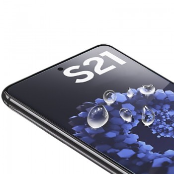Protection d'écran incurvé Samsung Galaxy S21 en verre trempé, Moxie [Ultimate 3D+]