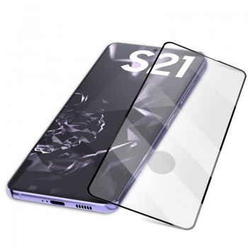 Protection d'écran incurvé Samsung Galaxy S21 en verre trempé, Moxie [Ultimate 3D+]
