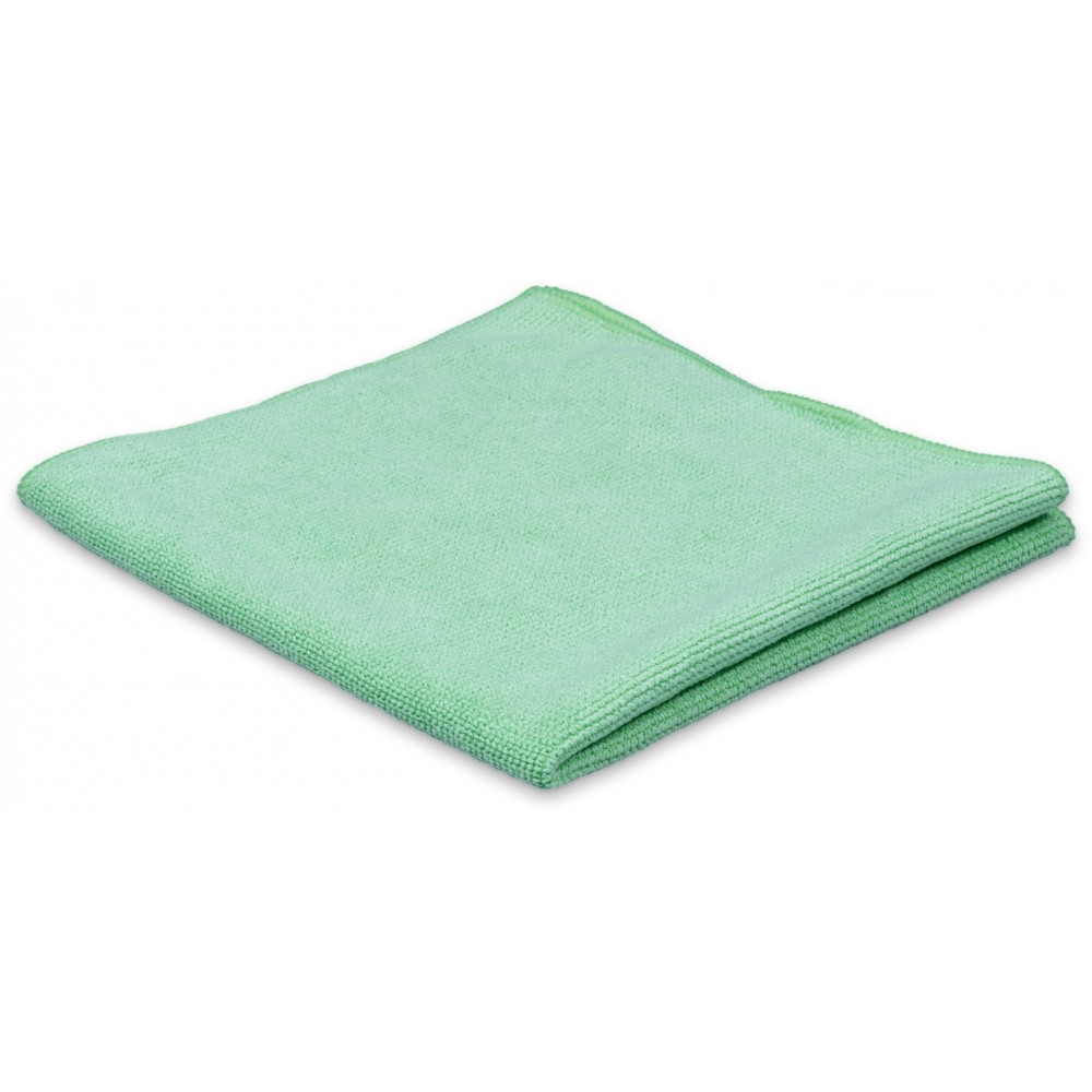 Lavettes Microfibre 38X38cm - Lot de 5 - couleur vert