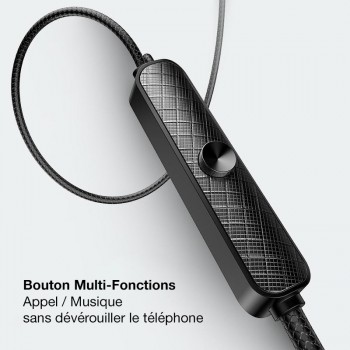 Présentoir USAMS de 30 Kit Piéton sortie Jack modèle SJ475 - noir