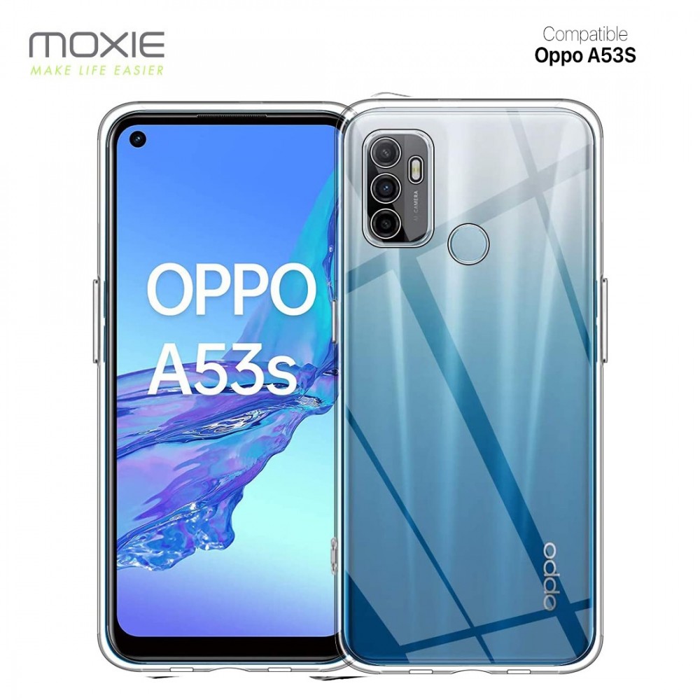 Coque Oppo A53S en TPU souple - Transparent