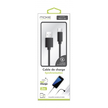 Câble data Moxie Micro USB...