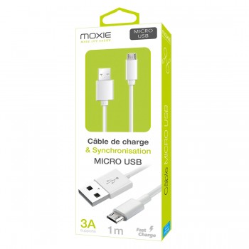 Câble data Moxie Micro-USB...