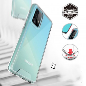 Coque renforcée Moxie transparente en TPU et Acrylique pour Galaxy A52
