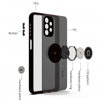 Coque Moxie R-Hold Samsung A32 5g avec ring holder + contour noir