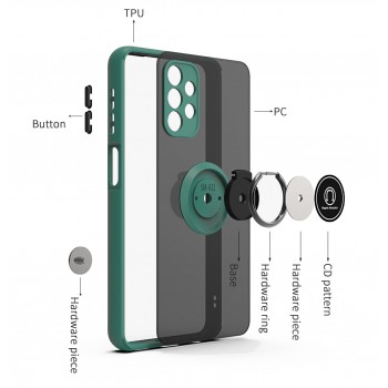 Coque Moxie R-Hold Samsung A32 5g avec ring holder + contour vert