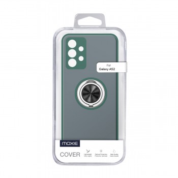 Coque Moxie R-Hold Samsung Galaxy A52 avec ring holder + contour Vert