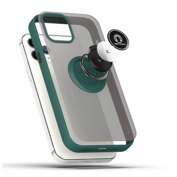 Coque Moxie R-Hold iPhone 12 Pro Max avec ring holder + contour Vert