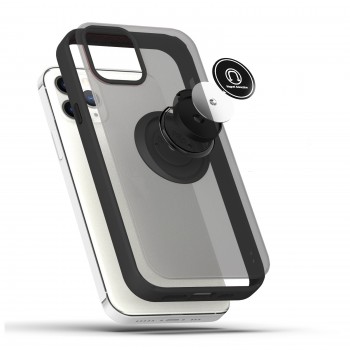 Coque Moxie R-Hold iPhone XR avec ring holder + contour NOIR