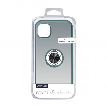 Coque Moxie R-Hold iPhone 11 Pro Max avec ring holder + contour Vert