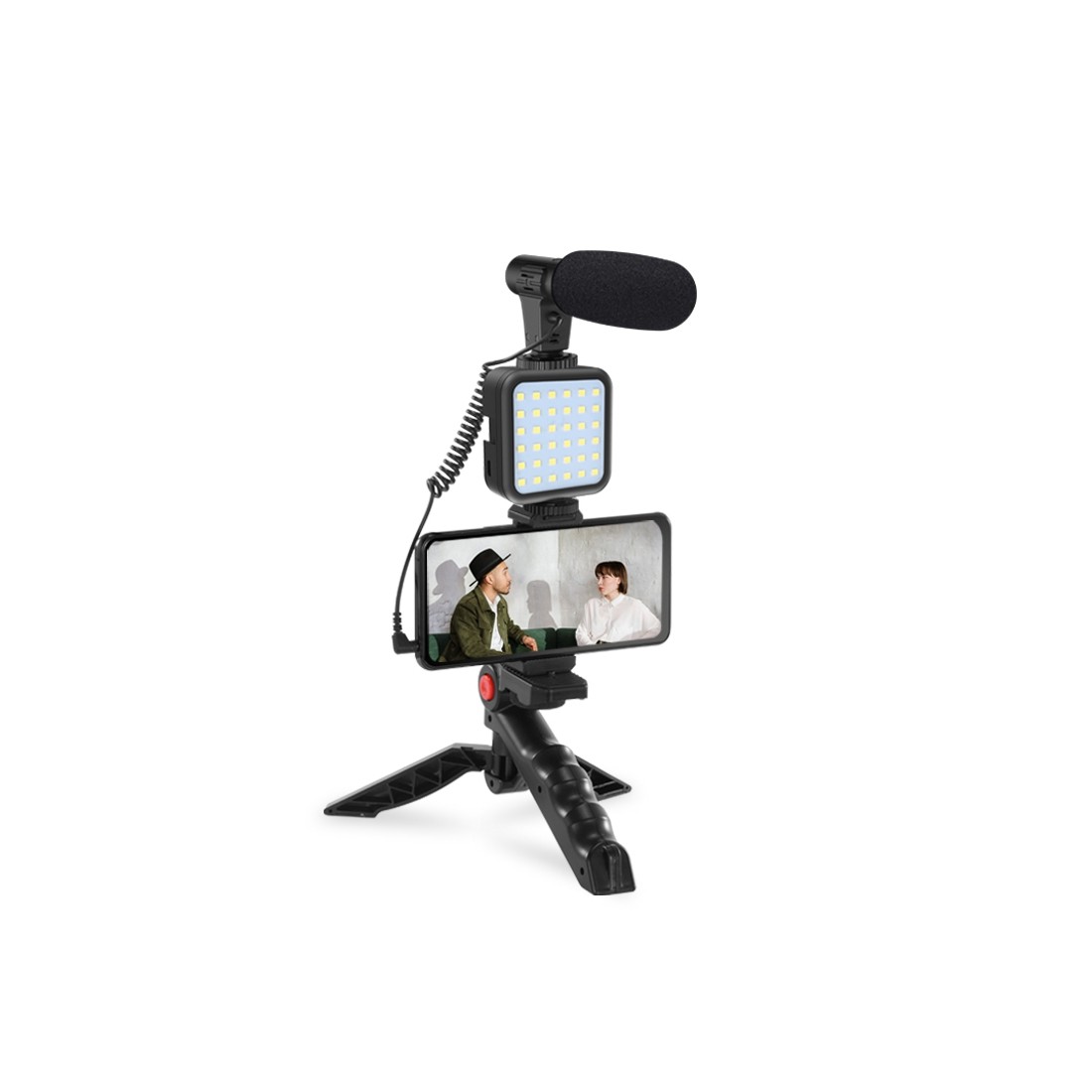kit vidéo pour Smartphone comprenant 1 trepied ,1 micro jack et 1