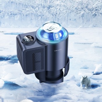 Porte gobelet pour voiture USAMS ZB230 chauffant / refrigerant