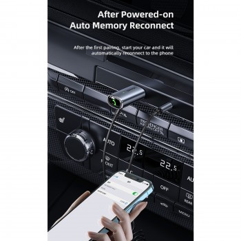 transmetteur audio Bluetooth Usams entrée Jack pour voiture SJ504