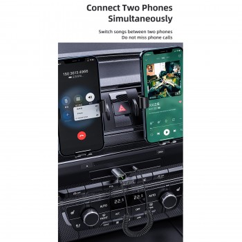 transmetteur audio Bluetooth Usams entrée Jack pour voiture SJ504