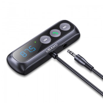 transmetteur audio FM Bluetooth Usams avec entrée Jack pour Voiture SJ503