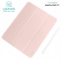 Etui à rabat Smart Cover USAMS BH749 iPad Pro 2021 11" - Rose