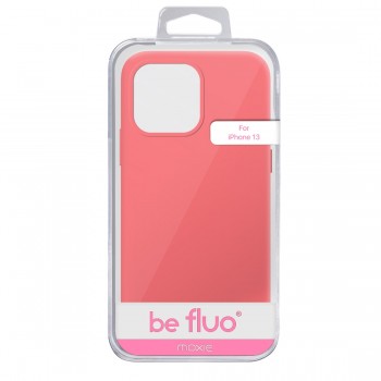 Moxie Coque iPhone 13 [BeFluo] Coque Silicone Fine et Légère pour iPhone 13, Intérieur Microfibre, Coque Anti-chocs et Anti-rayures pour iPhone 13 - Rose vif