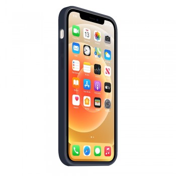 Moxie Coque iPhone 13 Mini [BeFluo] Coque Silicone Fine et Légère pour iPhone 13 Mini , Intérieur Microfibre, Coque Anti-chocs et Anti-rayures pour iPhone 13 Mini - Bleu foncé