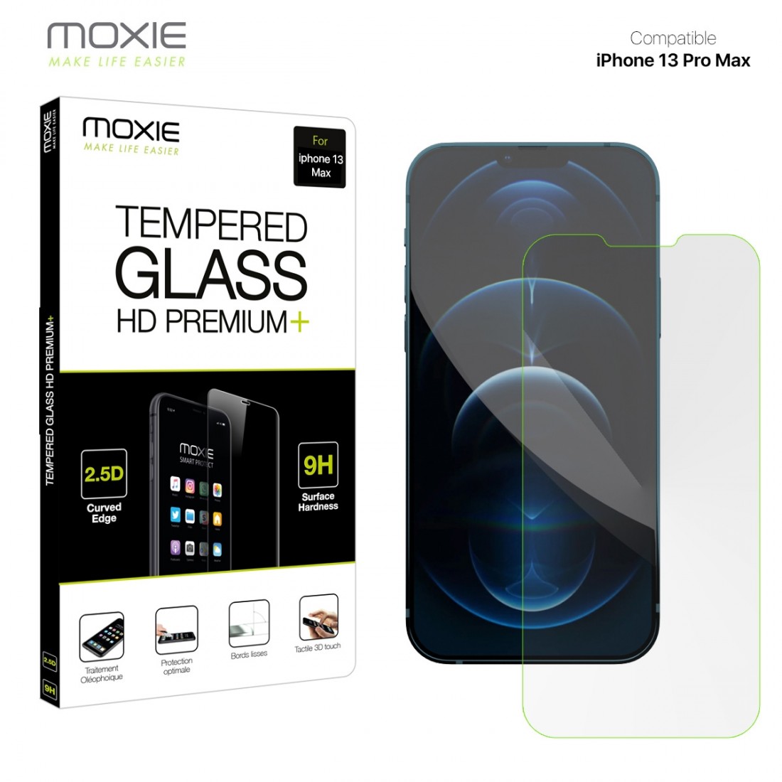 Accessoire Pour Téléphone Mobile Phonillico Protection Caméra Pour IPhone 16 PRO / IPhone 16 PRO MAX [Lot De 2] Verre Trempé Appareil Photo Arrière Film Protection