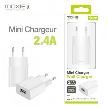 Chargeur secteur 2.4A Moxie...