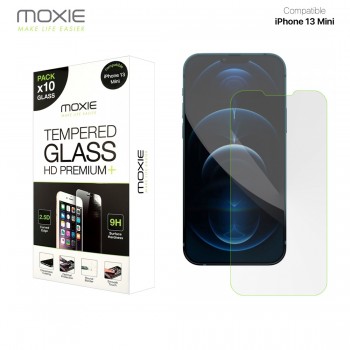 Pack Moxie 1 Housse TPU transparente + 1 verre trempé 2.5D Apple