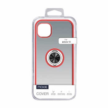 Coque Moxie R-Hold iPhone 13 avec ring holder + contour Rouge