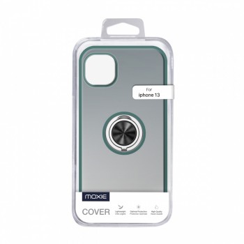 Coque Moxie R-Hold iPhone 13 avec ring holder + contour Vert