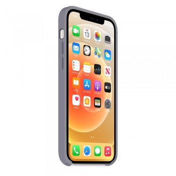 Moxie Coque iPhone 12 Pro Max [BeFluo] Coque Silicone Fine et Légère pour iPhone 12 Pro Max, Intérieur Microfibre, Coque Anti-chocs et Anti-rayures pour iPhone 12 Pro Max - Gris Lavande