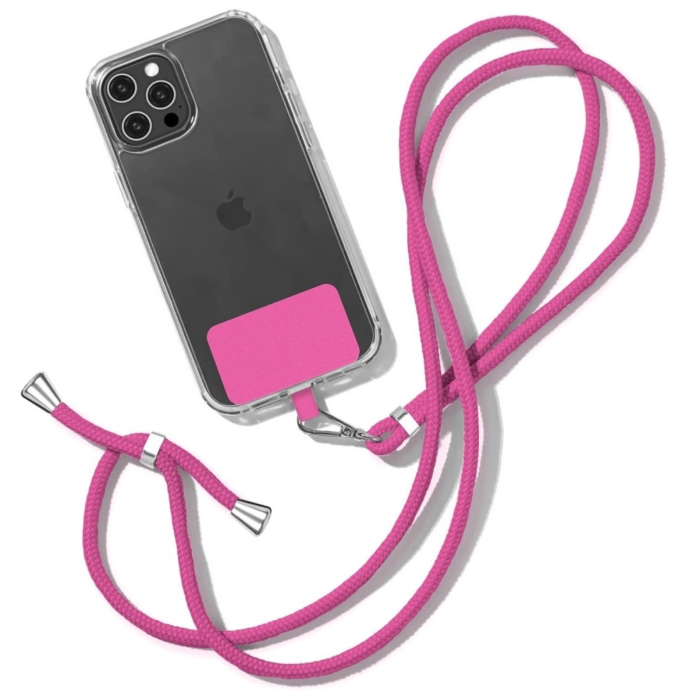 Tour de cou universel pour smartphone - Rose