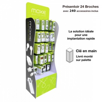 Présentoir Moxie 24 broches...