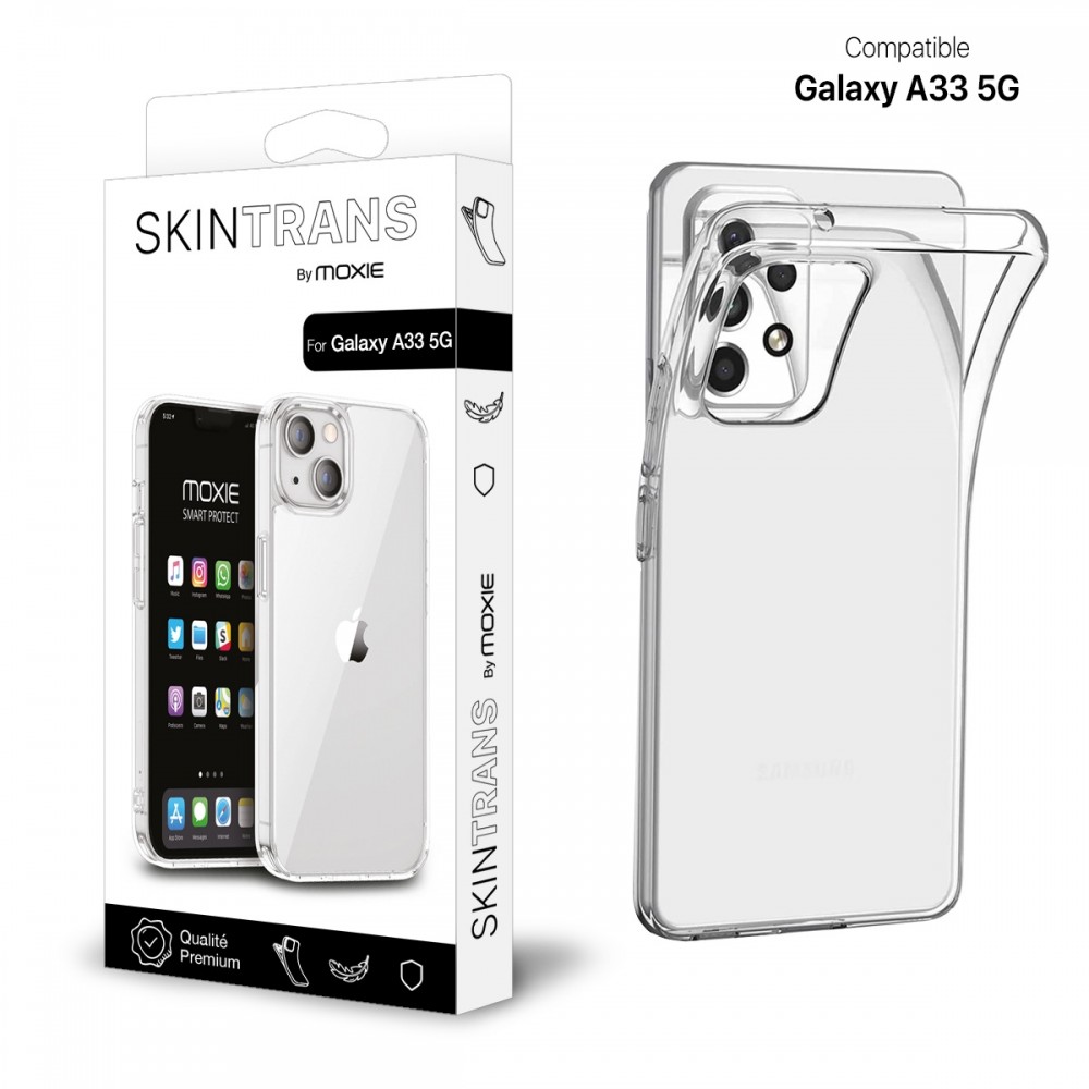 Coque Samsung Galaxy A33 5G en TPU souple - Transparent