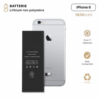 Batterie pour iPhone 6 Li-ion Polymer Capacité Original 1810mAh