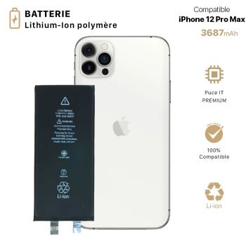 Batterie pour iPhone 12 Pro...
