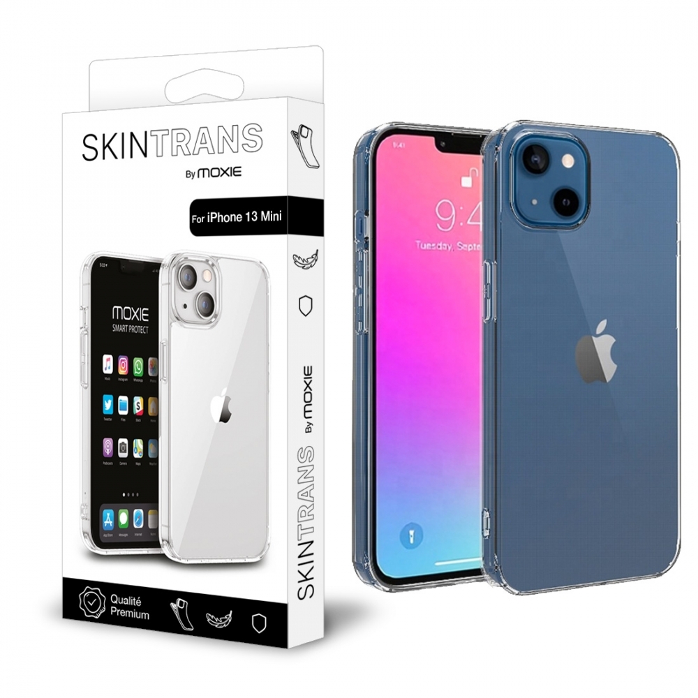 Coque Apple iPhone 13 Mini 5.4 en TPU souple - Transparent