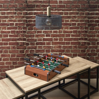 Mini jeu de table baby foot en bois - 51CM X 31CM