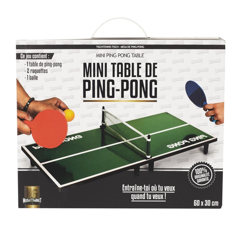 Mini jeu table de pong - 60X30CM