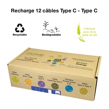 Recharge de 12 cables... 