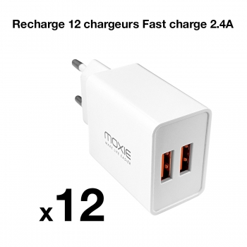 Recharge de 12 chargeurs...