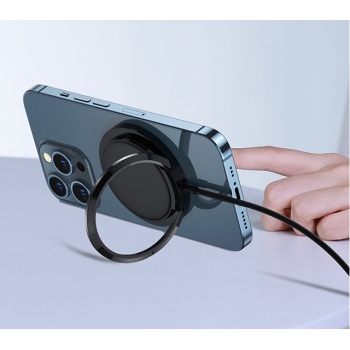 Chargeur à induction compatible magsafe avec support de pose