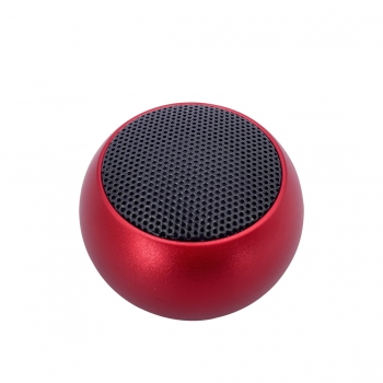 Mini Enceinte en Aluminium Rouge - Puissance 3W